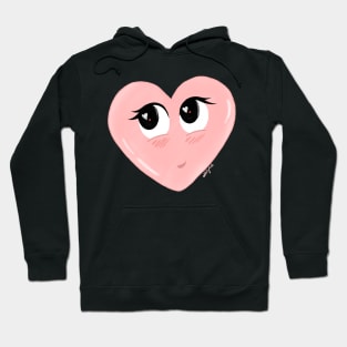 blushing heart Hoodie